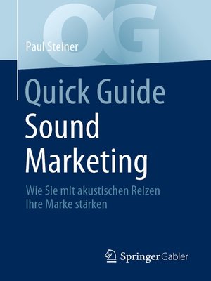 cover image of Quick Guide Sound Marketing